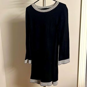 Business black sweater dress